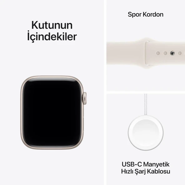 Apple Watch SE 3 GPS 44 mm - OUTLET - Resim 3
