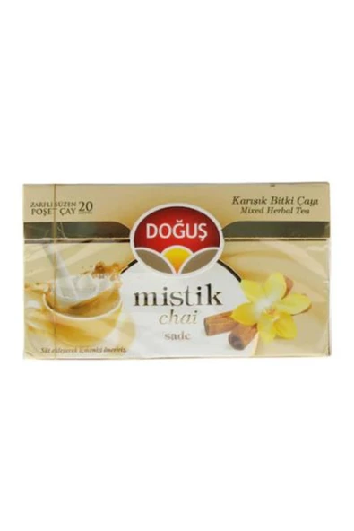 Doğuş Mistik Chai Sade Çayı Süzen Poşet 20x2.5 gr ürün görseli 1