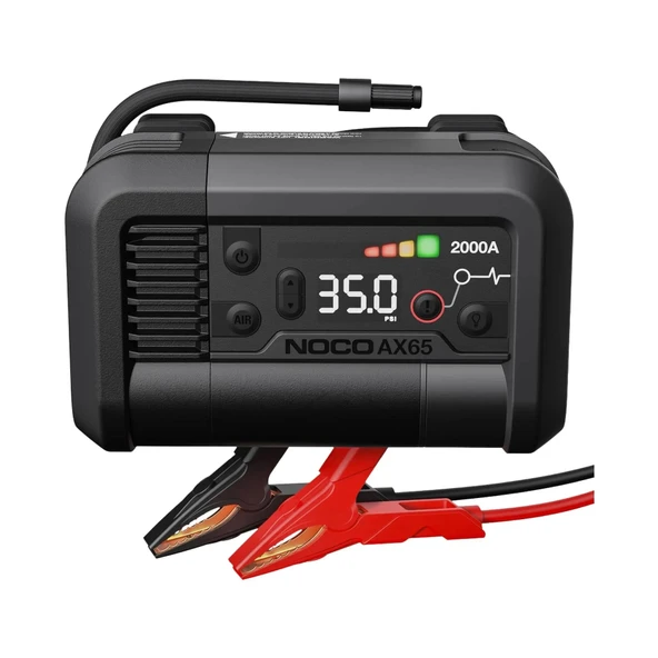 NOCO AX65 12V Lityum 2000Amp Akıllı Akü Takviye + Pompa + Powerbank + Led Lamba ürün görseli 1