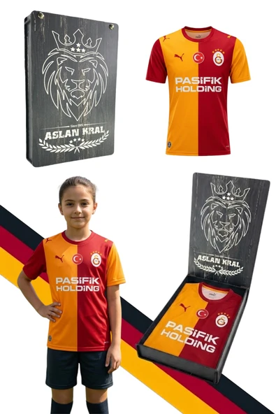 GS FRM 044 784994 GALATASARAY ORJİNAL LİSANSLI PUMA 2026/2027 İÇ SAHA PARÇALI ÇOCUK  FORMA  LAZER KUTU HEDİYELİ ürün görseli 1