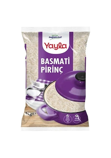 1 KG YAYLA BASMATİ PİRİNÇ ürün görseli 1