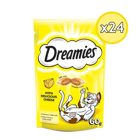 Dreamies Peynirli Yetişkin Kedi Ödül Maması 60 Gr 24 Adet ürün görseli 1
