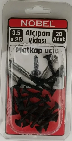 FIX MATKAP UÇLU ALÇIPAN VİDASI 3,5 x 25 20 Lİ ürün görseli 1