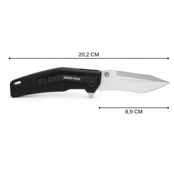 Katlanır Cep Çakısı - Swiss+Tech - ST014001 - Resim 2