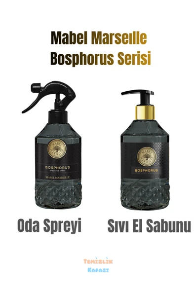 SEKTÖR KİMYA Mabel Marseille Bosphorus Oda Spreyi 500 ml ve Sıvı El Sabunu 500 Ml ürün görseli 1