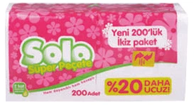 Solo Peçete 200 Adet (8'li Paket) ürün görseli 1