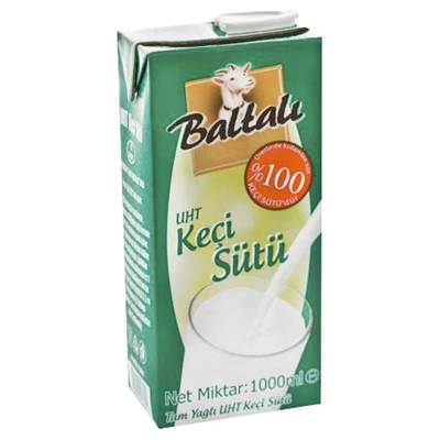 Baltalı %100 Keçi Sütü 1 Lt (4'li Paket) ürün görseli 1