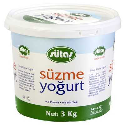 sütaş Süzme Yoğurt 3Kg (7'li Paket) ürün görseli 1
