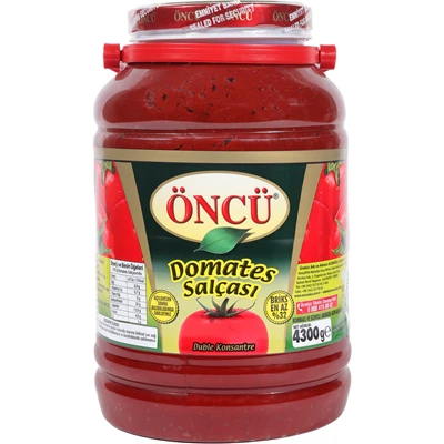 ÖNCÜ Domates Salçası 4,3Kg 34-36Brıx (8'li Paket) ürün görseli 1