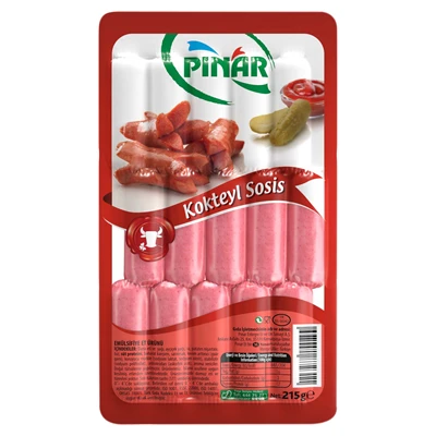 PINAR Minik Sosis 215G Kokteyl (8'li Paket) ürün görseli 1