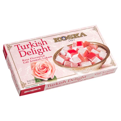 KOSKA Lokum 500G Gül Aromalı (8'li Paket) ürün görseli 1