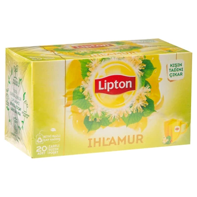 Lipton Bitki Çayı %1 20Li Ihlamur (8'li Paket) ürün görseli 1