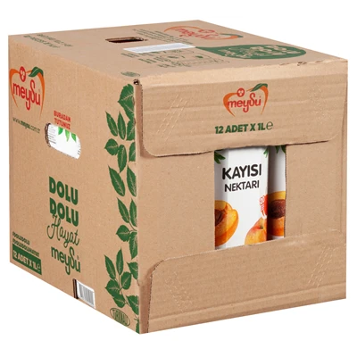 Meysu Meyve Nektar 1L Kayısı 12Ad (7'li Paket) ürün görseli 1