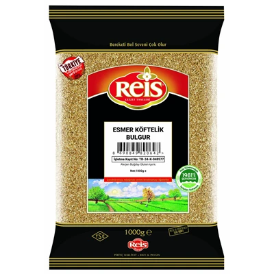 REİS Esmer Bulgur 1Kg Köftelik (8'li Paket) ürün görseli 1