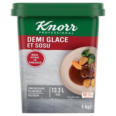 Knorr Demı-Glace Sos 1Kg (3'li Paket) ürün görseli 1