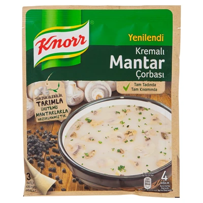 Knorr Hazır Çorba 12 X 65 G Kremalı Mantar (7'li Paket) ürün görseli 1