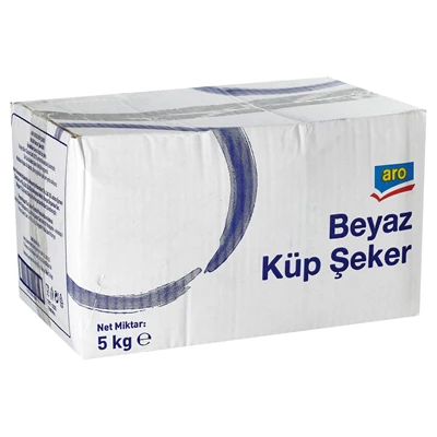 aro Dökme Küp Şeker 5 Kg (7'li Paket) ürün görseli 1
