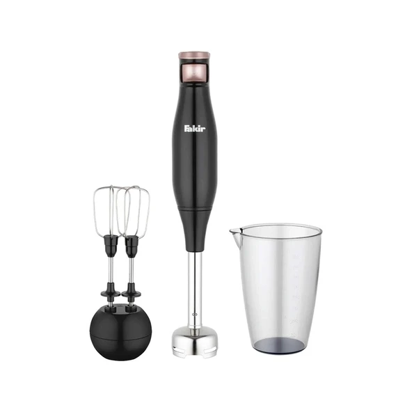 Fakir Stor 1000W Blender Set Black & Rosie ürün görseli 1