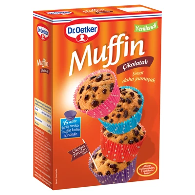 Dr. Oetker Muffın 345G Çikolata (5'li Paket) ürün görseli 1