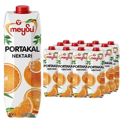 meySu Meyve Nektarı 12 X 1 L Portakal (8'li Paket) ürün görseli 1