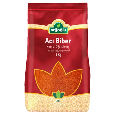 Arifoğlu Acı Kırmızı Biber 1Kg Toz (6'li Paket) ürün görseli 1
