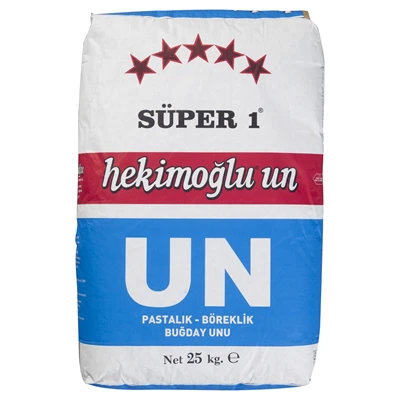 hekimoğlu Süper-1 Un 25Kg (8'li Paket) ürün görseli 1