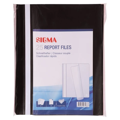 SIGMA Telli Dosya 25 Li Siyah (6'li Paket) ürün görseli 1