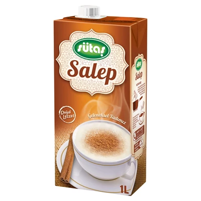 Sütaş Sade Hazır Salep 1 L (7'li Paket) ürün görseli 1