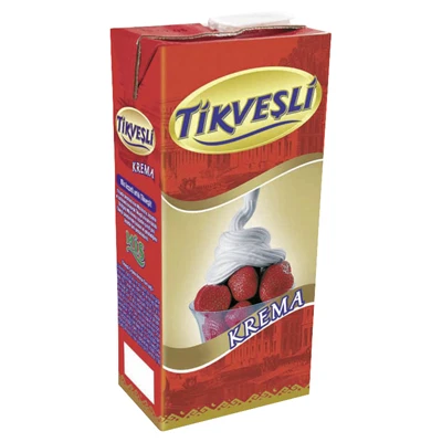 TİKVEŞLİ Krema 1L (7'li Paket) ürün görseli 1