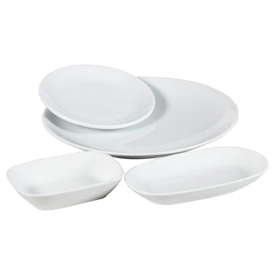 GÜRAL PORSELEN Ent Otel Kayık Tabak 19Cm (7'li Paket) ürün görseli 1