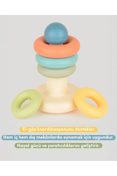 LC EĞİTİCİ RENKLİ HALKALAR - Resim 2