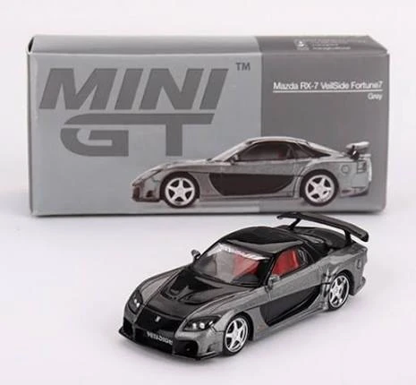 MİNİ GT 1:64 MAZDA RX-7 VEİLSİDE FORTUNE 7 GREY - Resim 2