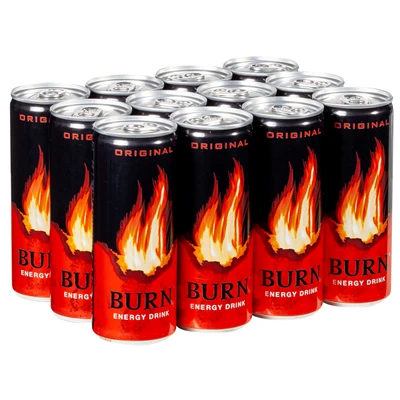 Burn Kutu Enerji İçeceği 12 X 250 Ml (8'li Paket) ürün görseli 1