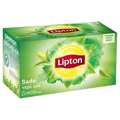 Lipton Yeşil Çay 20Li Sade (8'li Paket) ürün görseli 1