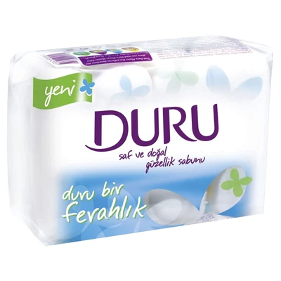 DURU Doğal Sabun Saf 4Lü 70G Ferahlık 24Ad (8'li Paket) ürün görseli 1