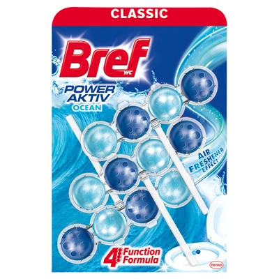 Bref Power Aktif Trıo Tuvalet Temizleyici 3Lü Okyanus (5'li Paket) ürün görseli 1