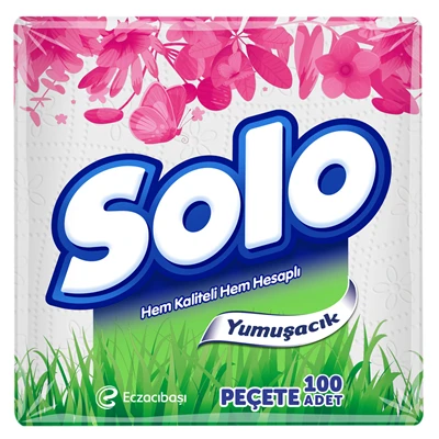 Solo Süper Peçete 100Lü (8'li Paket) ürün görseli 1