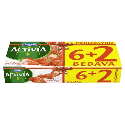 Activia Probiyotik Yoğurt 8Li 110 G (3'li Paket) ürün görseli 1