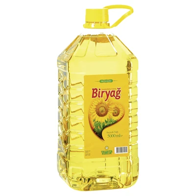 Biryağ Pet Şişe Ayçiçek Yağı 5L (5'li Paket) ürün görseli 1
