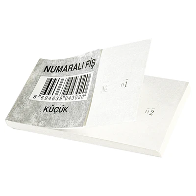 ULAŞ Numaralı Fiş Büyük (8'li Paket) ürün görseli 1