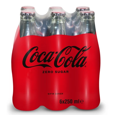 Coca-Cola Owb 250Ml 6Ad Zero (6'li Paket) ürün görseli 1