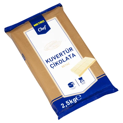 METRO Chef Kuvertür 2,5 Kg Beyaz (7'li Paket) ürün görseli 1