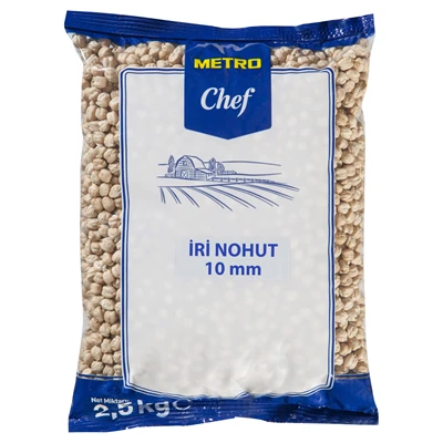 METRO Chef İri Nohut 2,5 Kg 10Mm (5'li Paket) ürün görseli 1