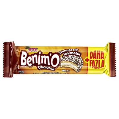 ETİ Benimo Lokmalık Bisküvi 80G (8'li Paket) ürün görseli 1