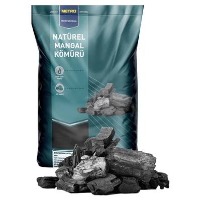 METRO PROFESSIONAL Natürel Kömür 10 Kg (8'li Paket) ürün görseli 1
