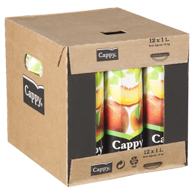 Cappy Meyve Suyu 12 X 1 L Şeftali (8'li Paket) ürün görseli 1