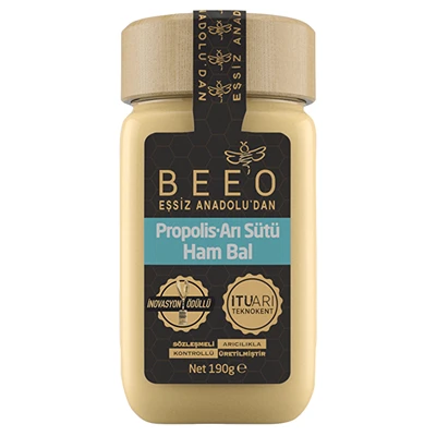 BEEO Arısütü Ham Bal 190G Yetişkin (3'li Paket) ürün görseli 1
