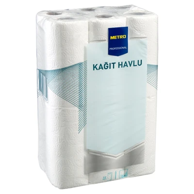 METRO PROFESSIONAL Kağıt Havlu 12 Li x 2 (8'li Paket) ürün görseli 1