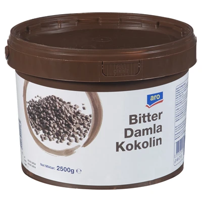 aro Damla Kokolin 2,5 Kg Bitter (5'li Paket) ürün görseli 1