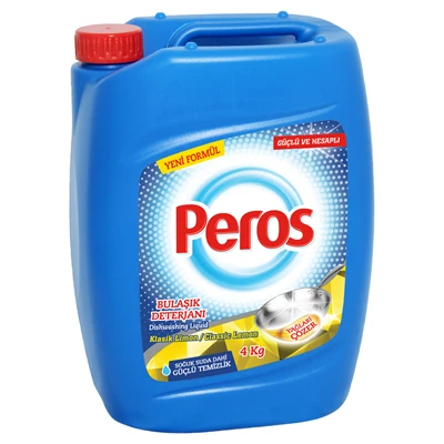 Peros Klasik Bulaşık Deterjanı 4Kg Limon (7'li Paket) ürün görseli 1